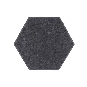 Nhà máy cung cấp treo hình lục giác cảm thấy bảng thông báo gạch ốp tường cho văn phòng và nhà sử dụng thiết kế hiện đại có khung - Product Image 4