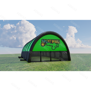 خيمة قابلة للنفخ مخصصة ومتينة لملاعب كرة الطلاء للاستخدام الخارجي والداخلي، نفق رياضي للإيجار - Product Image 5