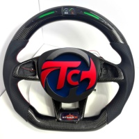 Volant en fibre de carbone Mercedes Benz pour W205 W206 W213 W214 W464 X253 C43 C63 E53 E63 G63 AMG, mise à niveau Plug and Play