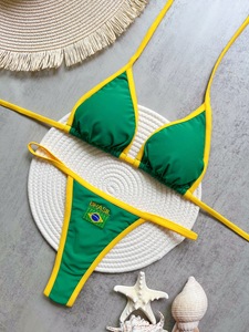 <span class=keywords><strong>Maillot</strong></span> <span class=keywords><strong>de</strong></span> <span class=keywords><strong>bain</strong></span> bikini deux pièces personnalisé RT2531 pour femme, sexy, avec logo imprimé, biquini brésilien - Product Image 5