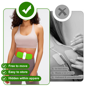Appareil TENS sans fil 6 modes Stimulateur musculaire pour soulager la douleur <span class=keywords><strong>20</strong></span> intensités Masseur rechargeable portable avec contrôle par application - Product Image 3