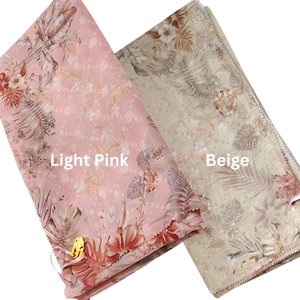 Voal Keiko Hijab Series High Stylish Short-Sleeve Cotton Hijab for Adults Usage with 10 Color for Digital Printing <b>Scarf</b> - Product Image 2