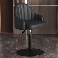 Chaise de bar moderne en métal, légère, durable, écologique, avec accoudoirs fixes et pieds en fer, pour usage commercial, maison, bureau, hôtels
