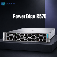 Serveur Dell PowerEdge R570 2U d'occasion pour la virtualisation, l'hébergement cloud et les tâches opérationnelles de centre de données multi-saisons de charge