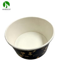 Série de bols KR 150 - Barquette alimentaire jetable en papier kraft biodégradable pour l'emballage alimentaire