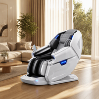 Silla de Masaje Portátil para Personas Mayores, Masaje Corporal Completo, 3D Airbag, Gravedad Cero, con Calor, Masaje Confortable