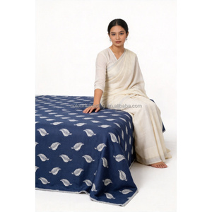 Tissus tricotés en polyester <span class=keywords><strong>100</strong></span>% teint en fil doux, jacquard bleu, 220 g/m², pour <span class=keywords><strong>matelas</strong></span> en mousse à mémoire de forme - Product Image 1