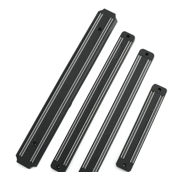 Portacoltelli professionale con magnete forte portacoltelli magnetico portaspezie con colore nero per frigorifero