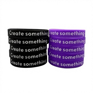Pulsera de Silicona Personalizada con Diseño Propio Grabado o en Relieve para Fiestas, Eventos Deportivos, Diseño Personalizado Directo de Fábrica - Product Image 1