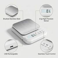 Báscula Digital de Cocina 3kg 10kg, Báscula para Alimentos de Alta Precisión con Pantalla LCD y Función de Tara para Hornear y Cocinar, Accesorio de Cocina OEM
