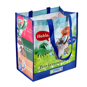 Bolso de mano de gran tamaño para sublimación en blanco, embalaje biodegradable, bolso de mano de gran tamaño, respetuoso con el medio ambiente, impresión en huecograbado, bolso no tejido con letras