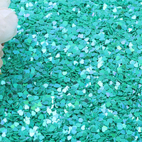 500g/sac PVC DIY Craft Paillettes en forme de cœur, d'étoile, de couronne, de lettre, de couleur unie, paillettes brillantes, accessoires de vêtement