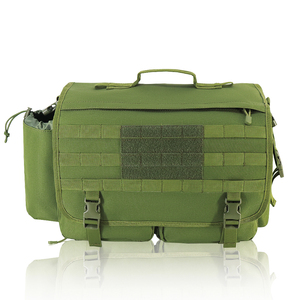 Sac messager tactique 2026 pour ordinateur portable, sac à bandoulière multifonctionnel imperméable avec compartiment antivol, système MOLLE - Product Image 1