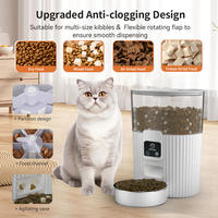 Mangeoire pour chien wifi intelligente automatique bol lent mascottes en acier inoxydable mangeoire pour animaux de compagnie portable intelligente minuterie d'application de puce
