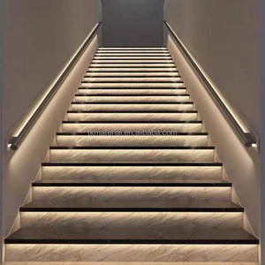 Perfil de Aluminio Anodizado Moderno Antideslizante para Borde de Escalera con Luz LED, Tira Metálica para Hotel y Hogar, Negro, Blanco, Azul, Personalizado <span class=keywords><strong>TK</strong></span> C8A005 - Product Image 6