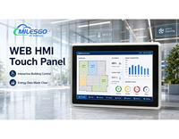 Panneau HMI Web Milesgo I10-1031, écran tactile intelligent avec surveillance à distance pour les applications PLC, BMS et IoT industrielle