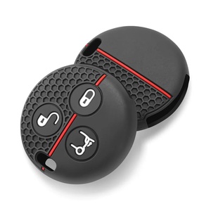 Étui de protection en silicone pour clé de voiture Mercedes Benz <span class=keywords><strong>SMART</strong></span> <span class=keywords><strong>Fortwo</strong></span> 450 Forfour Roadster City - Product Image 5