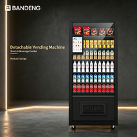 BANDENG 6610SS 10T - Máquina Expendedora Combinada Sin Personal, con Capacidad para 60 Productos y Revestimiento Aislante Completo
