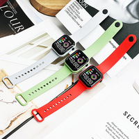 Reloj Electrónico LED para Exteriores Más Vendido en 2026, Nueva Pantalla, Anillo Mágico, Moda, Botón Cuadrado Simple, Reloj de Plástico para Estudiantes