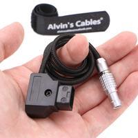 Flexibles Anton D-TAP 2-Pin-Stecker-Winkelstromkabel für Teradek ARRI RED Kamera SmallHD Paralinx Preston Transvideo