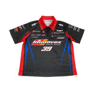 Custom Sublimation Quick Dry <strong>Motorcycle</strong> &amp; <strong>Auto</strong> <strong>Racing</strong> <strong>Wear</strong> 100% Polyester Men's Pit Crew <strong>Racing</strong> Shirt - Product Image 4
