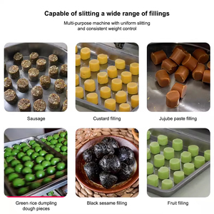 Machine extrudeuse de pâte à biscuits pour barres énergétiques, pâtisseries, pains, avec convoyeur automatique en acier inoxydable - Product Image 6