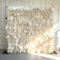 Venta de Fábrica: Pared de Flores Artificiales 3D 5D de Seda para Decoración Festiva, Fiestas, Año Nuevo, Bodas, Hoteles