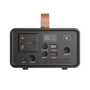 เครื่องกำเนิดพลังงานฉุกเฉินแบบพกพาขนาดเล็ก100W/280W/300W พลังงานสำรองลิเธียมสำหรับบ้านตั้งแคมป์รถยนต์ตัวควบคุม MPPT - Product Image 3