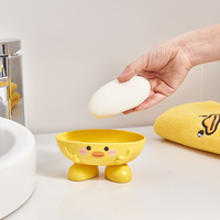 Porte-savon en forme de nuage ABS, simple, luxueux, créatif, sans perçage, à fixation murale pour salle de bain