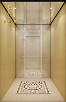 Ascenseur pour passagers personnalisé avec un design de cabine moderne pour les hôtels