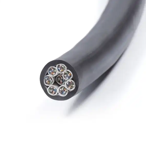 Oem nhà máy 1 2 4 6 8 10 kênh <span class=keywords><strong>Cat6</strong></span> lá chắn RJ45 Ethernet Mạng rắn cáp với ethercon Reel cho ngoài trời màn hình hiển thị - Product Image 6