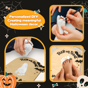 Primer letrero de madera para bebé, recuerdo de Arte de huella de bricolaje con accesorio de foto "Smell My Feet" para 2025 - Product Image 2