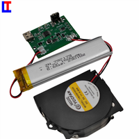 Carte de circuit imprimé de ventilateur rechargeable solaire portable bldc, carte de circuit imprimé de commande de puissance du ventilateur 12v dc, service de conception de carte de circuit imprimé pcba