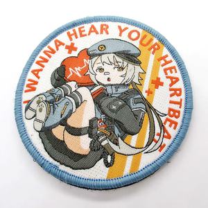 若い女の子パッチカスタム複雑な織り鉄でバッキング - Product Image 1