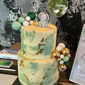 Ensemble de boules de décoration de gâteau de 2 à 4cm, 20 pièces, boules scintillantes, décoration de gâteau d'anniversaire pour fête, mariage