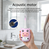 Cepillo de Dientes Eléctrico Infantil con Diseño de Dibujos Animados, Certificado por la FDA y BSCI, con Función Musical, Resistente al Agua IPX7