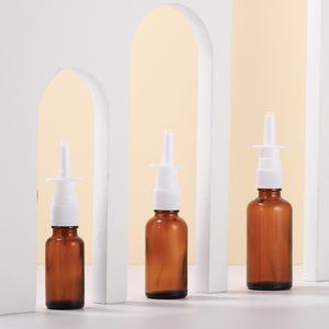 Nayong Glass 5-100mL Boca larga Balancín Elefante Bomba de nariz Pulverizador Botella de prensa medicinal para uso nasal y oral - Product Image 3