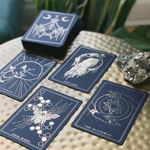 100% fabricante personalizado <span class=keywords><strong>tarot</strong></span> <span class=keywords><strong>de</strong></span> Marseille <span class=keywords><strong>Tarot</strong></span> impresión Ángel Mini <span class=keywords><strong>Tarot</strong></span> cartas personalizadas naipes - Product Image 2