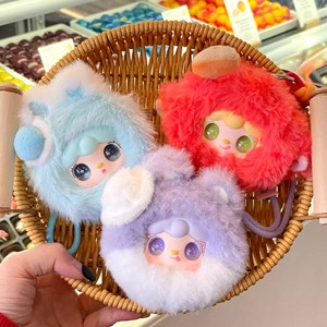 Yooki miroir peigne coeur station de charge série pendentif en peluche boîte aveugle cadeau mignon à la mode - Product Image 4