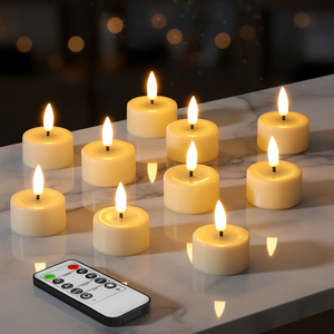 Velas LED Ecológicas Mermei, sin Parafina, sin Llama, a Pilas, sin Perfume, Hechas a Mano - Product Image 1