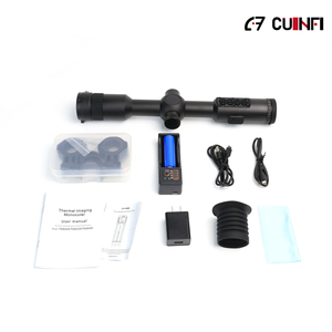 Mira Térmica de Detecção 1800m com Visão Noturna Térmica 384x288, Zoom Digital 4.5-13.5x, Visor de Caça com Gravação de Vídeo, PIP e WiFi - Product Image 1