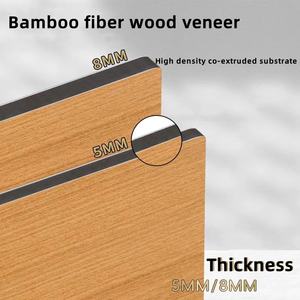 แผ่นไม้ไผ่เนื้อหินอ่อนและเคลือบผลึกสไตล์โมเดิร์นสำหรับตกแต่งอพาร์ทเม้นท์ - Product Image 2