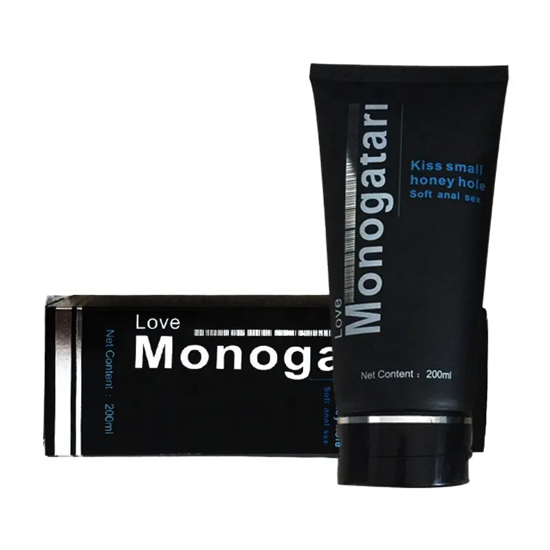 Hitam monogatari 200ml pelicin Seks sentuhan sutra krim pijat tubuh pelumas berbasis air Gel vagina produk seks untuk dewasa