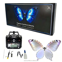 Drone papillon bionique JIN PENG avec éclairage LED et télécommande pour concerts, festivals de musique et décoration d'événements