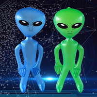Jouets extraterrestres en PVC de 90 cm, poupée extraterrestre gonflable verte pour la publicité