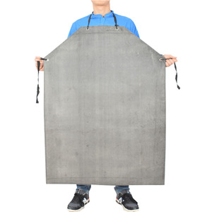 Delantal de goma Yusetsu Mi, talla única, impermeable, resistente al aceite, a ácidos y álcalis, delantal sin mangas engrosado para uso industrial - Product Image 1