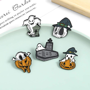 Bom Ma <span class=keywords><strong>Pins</strong></span> Đen Skeleton Ôm Phù Thủy Phù Thủy Trâm Cài Phù Hiệu Skeleton <span class=keywords><strong>Halloween</strong></span> Trang Trí Ve Áo <span class=keywords><strong>Pins</strong></span> - Product Image 4