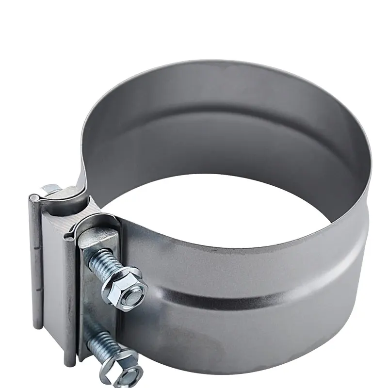 2.0" 2.25" 2.5" 2.75'' 3.0" 4.0" 5.0" stainless steel 201 universal Heavy duty Exhaust band clamp for muffler pipe