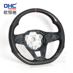 Pour Volante Volkswagen Volante Bora Teramont X Touareg Vw Polo Gti Passat <span class=keywords><strong>Golf</strong></span> <span class=keywords><strong>8</strong></span> Mk8 volant en Fiber de carbone 2020 2023 2024 - Product Image 6