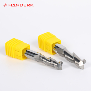 HANDERK Hrc55 Tungsten Carbide <strong>End</strong> <strong>Mill</strong> 6/8/10/12mm 2/3Flute Flat <strong>End</strong> Milling Cutter Set <strong>for</strong> Aluminum <strong>Copper</strong> Alloy - Product Image 2